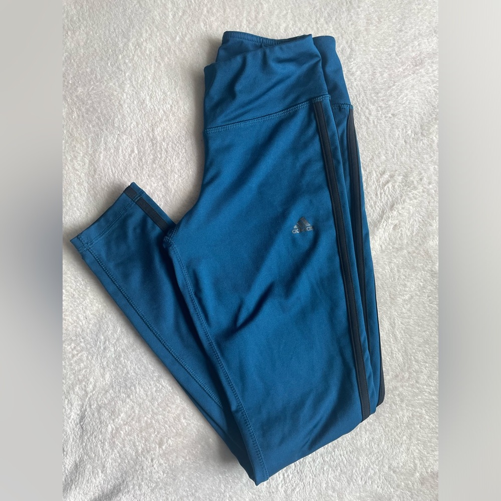 Adidas Blue Climalite Leggings